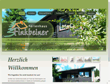 Tablet Screenshot of ferienhaus-finkbeiner.de